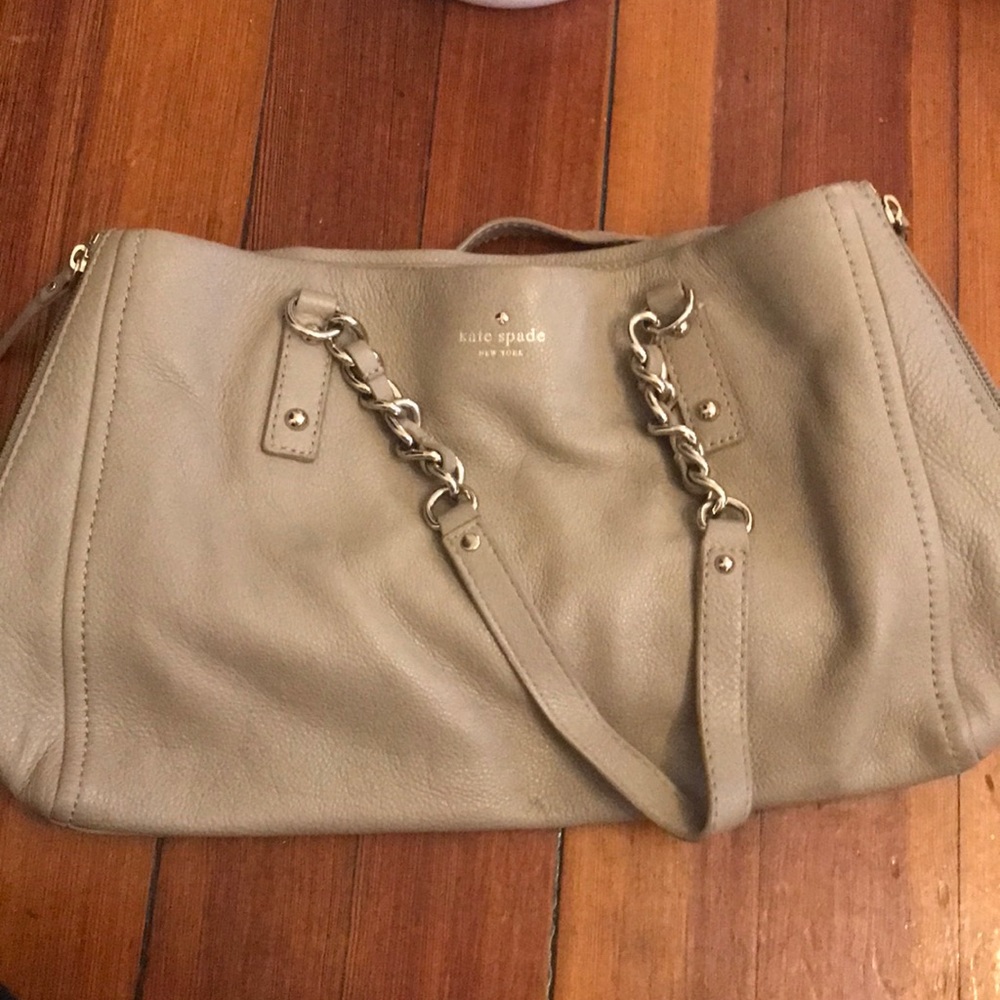 Kate Spade taupe bag
